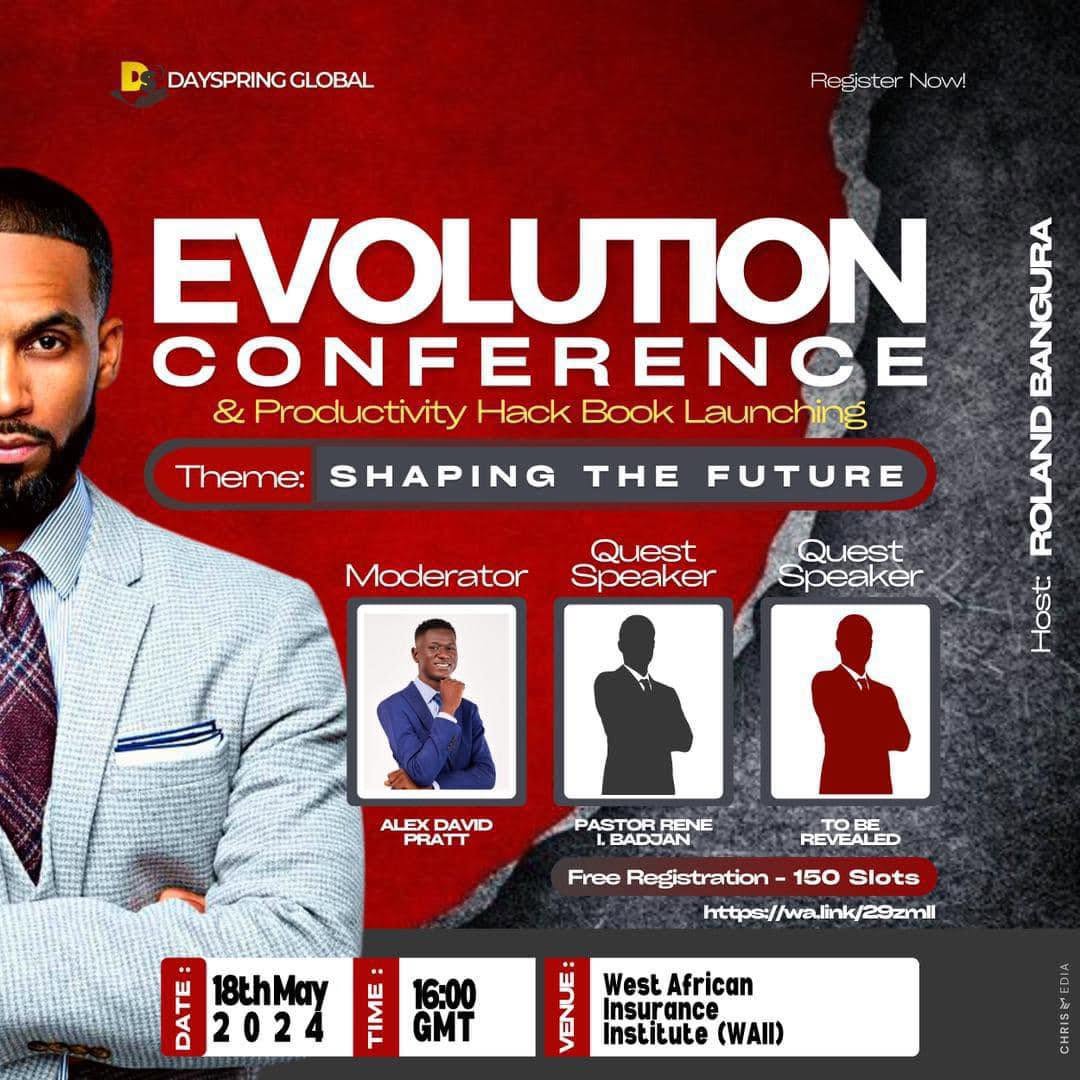 Flyer from Evolution Conference 2024